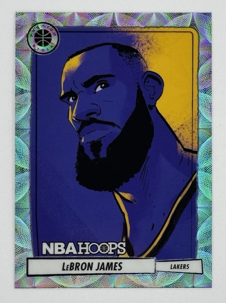 LEBRON JAMES PANINI 2023-24 NBA HOOPS PREMIUM STOCK #3 PRESENTATIONS SEE PICS!