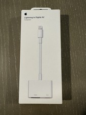 Genuine Apple Lightning to Digital AV Adapter Open Box Receipt