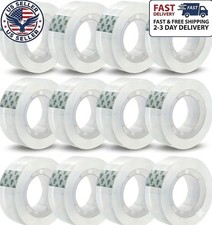 Clear Transparent Tape Rolls 3/4" x 1000" Dispenser Refill 12 Tape Rolls Scotch