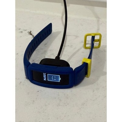 Fitbit Ace 2 Kids Activity Tracker Blue Yellow Charger Tested Works