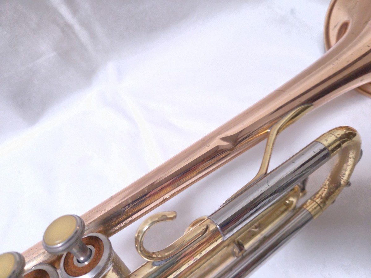 YAMAHA YTR-333 Trumpet Intermediate Model Gold Brass Japan Tested