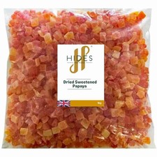 Bulk Dried Sweetened Papaya 500g | Fruity Snack Baking Mix | GMO Free Veg 19.22 per kilo