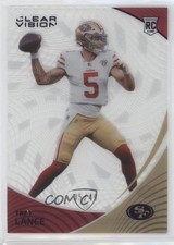 2021 Panini Chronicles Clear Vision Rookies Purple 35/49 Trey Lance #CVR-3 11f0