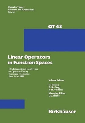 Linear Operators in Function Spaces: 12th International Conference on Operator T
