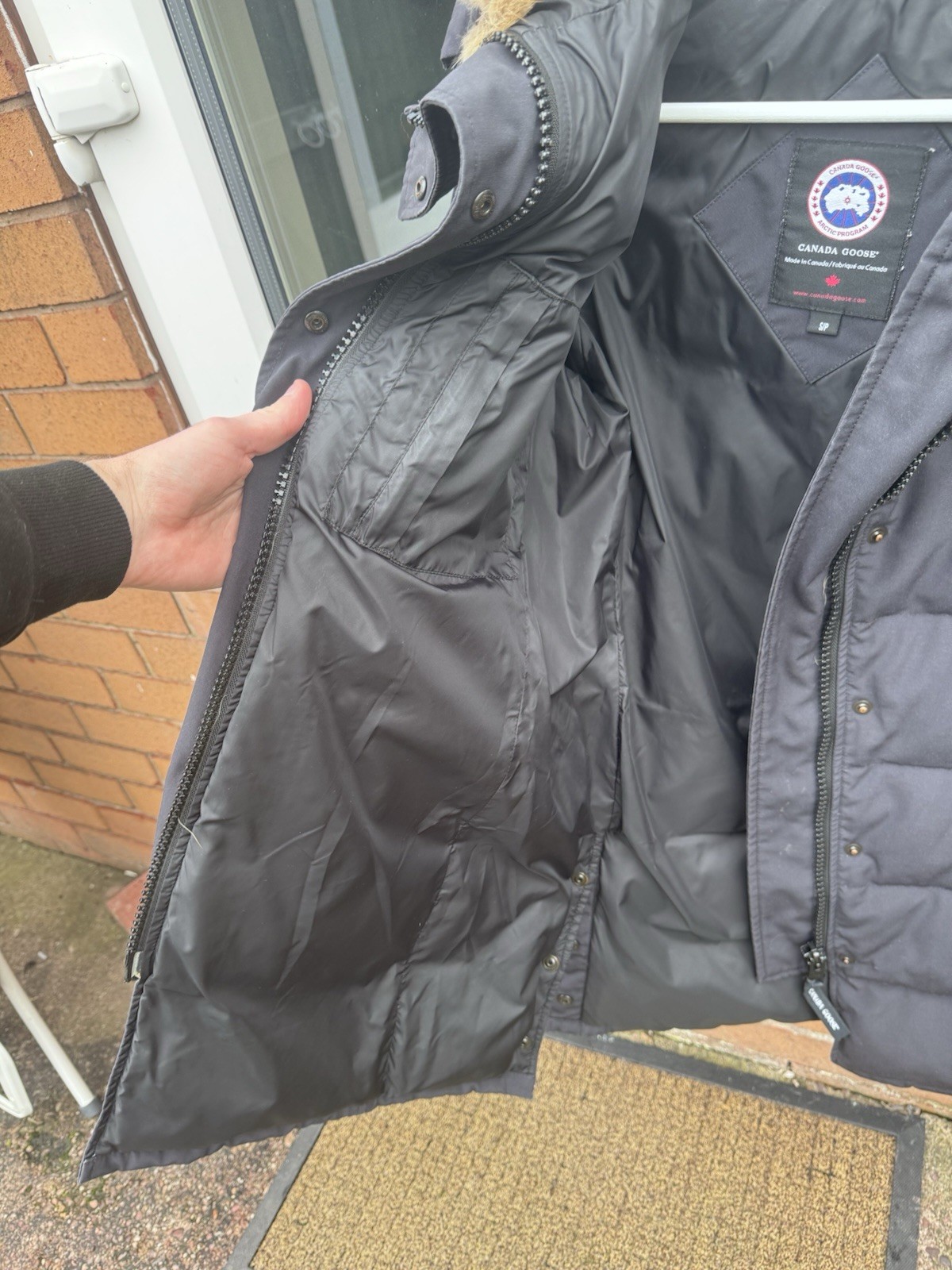 Canada Goose Womens Mackenzie Parka Jacket Navy SMALL RRP £1,195 image 7