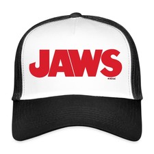 Der Weiße Hai Jaws Klassisches Logo Trucker ...