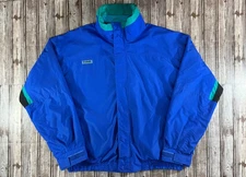 Columbia Bugaboo Oversize Radial Sleeve Jacket sz XL  blue turquoise Vintage