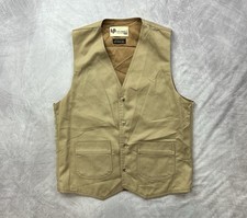 Vintage 70s Levi's Panatela Brown Vest Sz 36 Medium