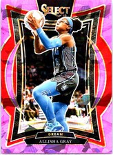 2025 Panini Select WNBA #78 Allisha Gray Pink Ice Prizms