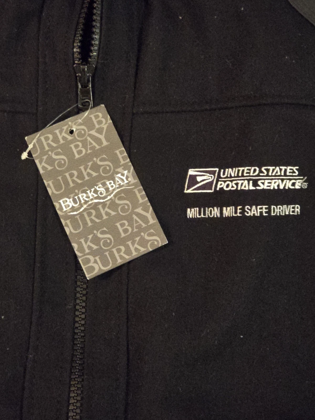 RARE US Post OfficeWOOL LEATHER MILLION MILE SAFE DRIVER MILESTONE MAIL JACKET S - product detail image 3