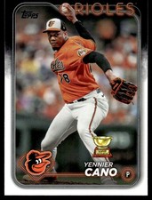 2024 Topps Series 1 Yennier Cano Baltimore Orioles #158 19369
