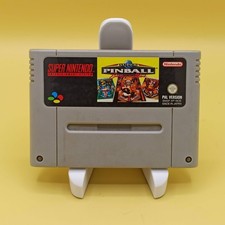 Super Pinball SNES Gioco Super Nintendo PAL Cartuccia Originale