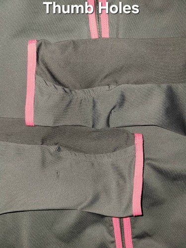 Nike Dri-fit Youth XL Girls Gray & Pink Training Jacket EUC - Picture 2 of 5