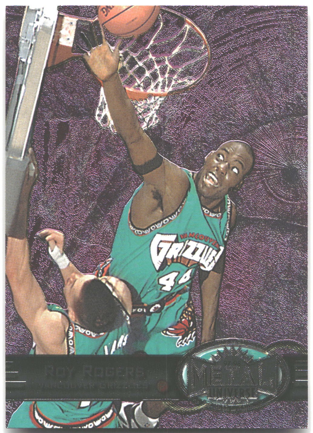 1997-98 Metal Universe Roy Rogers #46 Vancouver Grizzlies