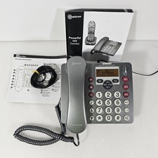 AMPLICOM PowerTel 580, AMPLIFIED LOUD, Base Station Phone Landline Telephone