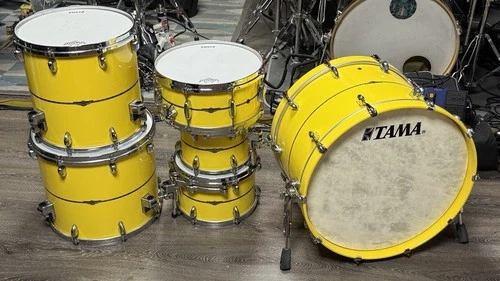 TAMA STAR Sunny Yellow + Avalon inlay =22,10,12,14,16” + Optional snare=