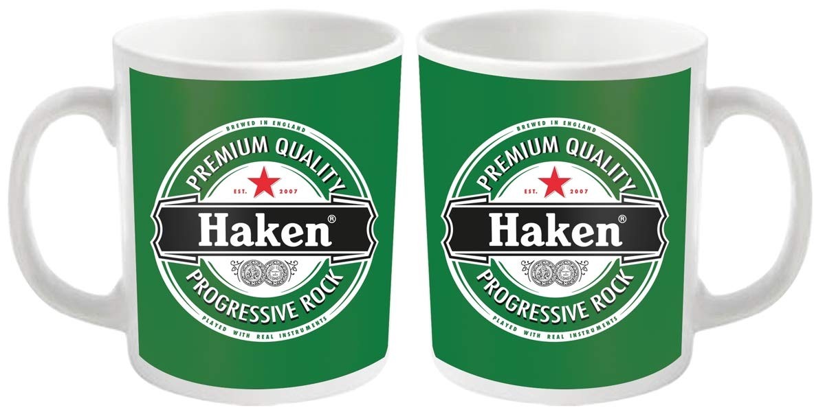 Кружка Haken с логотипом группы Премиум-класса, Официальная Белая упаковка одного размера