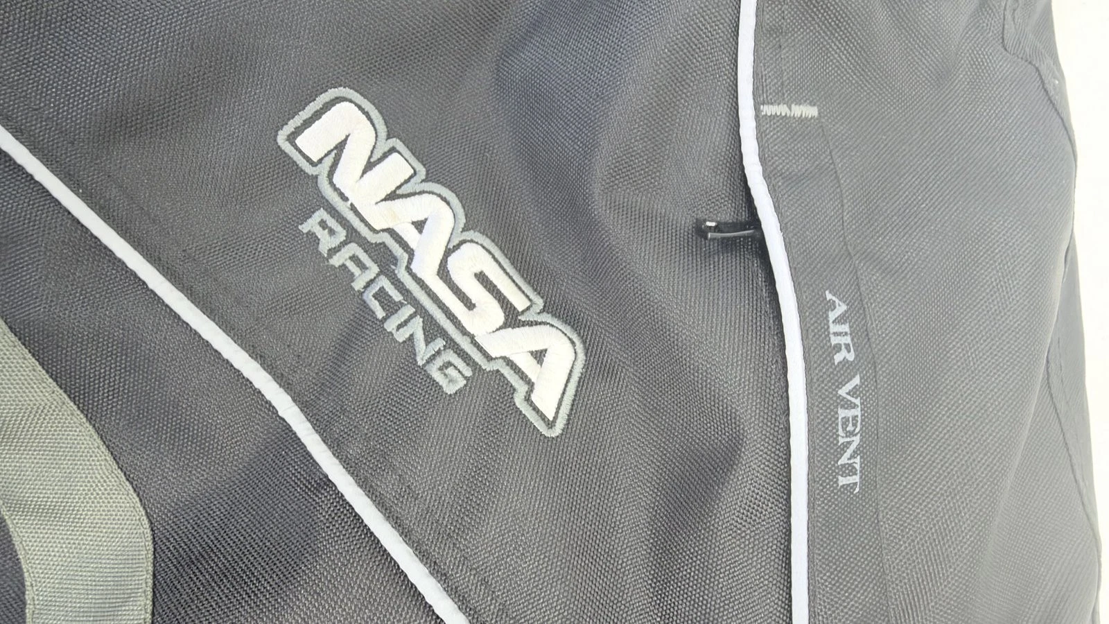 NASA Racing Mens Textile Motorcycle Jacket CE Armor Black Reflective Vented NWT - product detail image 4