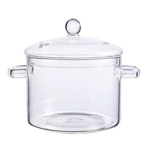 Kettles Frying Pan with Lid Glass Saucepan Stovetop Cooking Pot - Picture 5 of 10
