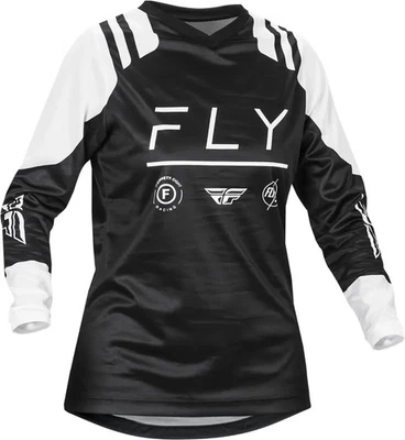 FLY RACING F 16 Damen Jersey Hemd schwarz/weiß Gr. XXL Motocross MX MTB - Bild 1 von 4