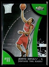 2008-09 Topps Finest Green Refractor Jerryd Bayless RC 147/149 Portland Trail