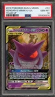 Pokemon Gengar & Mimikyu GX Team Up Holo Ultra Rare #53 PSA 10 Gem Mint
