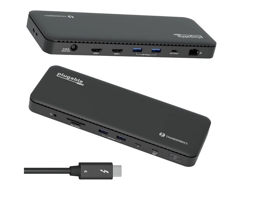 Plugable 13-in-1 Thunderbolt 4 4K USB-C Docking Station TBT4-UD5 - Image 1 of 1