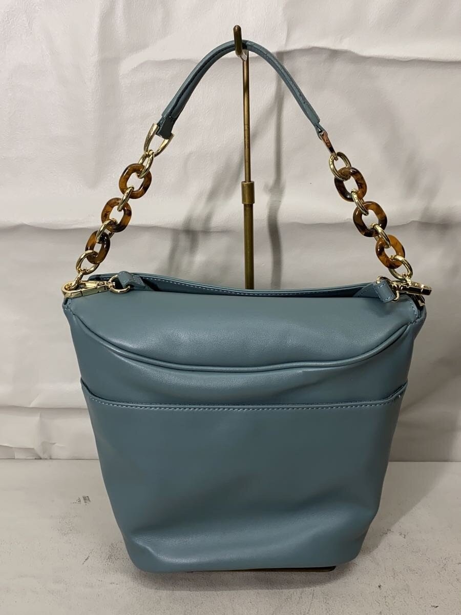 GRES Shoulder Bag Leather BLU - image 3