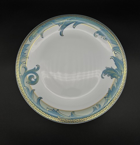 Rosenthal Versace 11 1/4" Speiseteller Medusa Ikarus Arabesque blau mit Box KC - Bild 5 von 10
