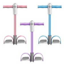 6-Tubes Foot Pedal Resistance Band Body Stretch Pull Puller Rope Yoga Exercise