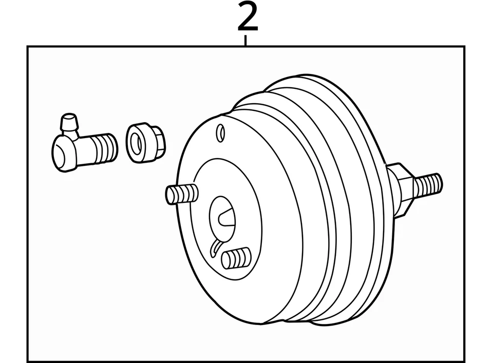 Potenciador de freno compatible con 07-09 Ranger 1710248 Foto 4 de 4