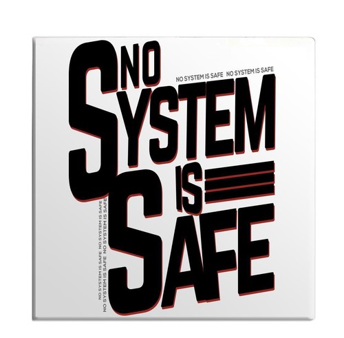 No System Is Safe Engineering Statement Funny Fridge Refrigerator Magnet - 第 1/7 張圖片