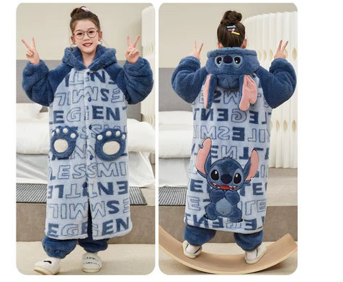 Kinder/Erwachsene Schlafanzug Body Unisex Mädchen und Jungen Set - Bild 7 von 10