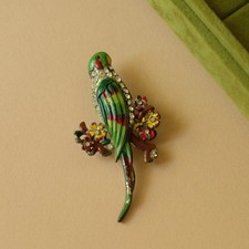 Vintage Coro Early Parrot Dress Clip 1930s