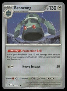 Bronzong 067/131 Prismatic Evolutions Reverse Holo