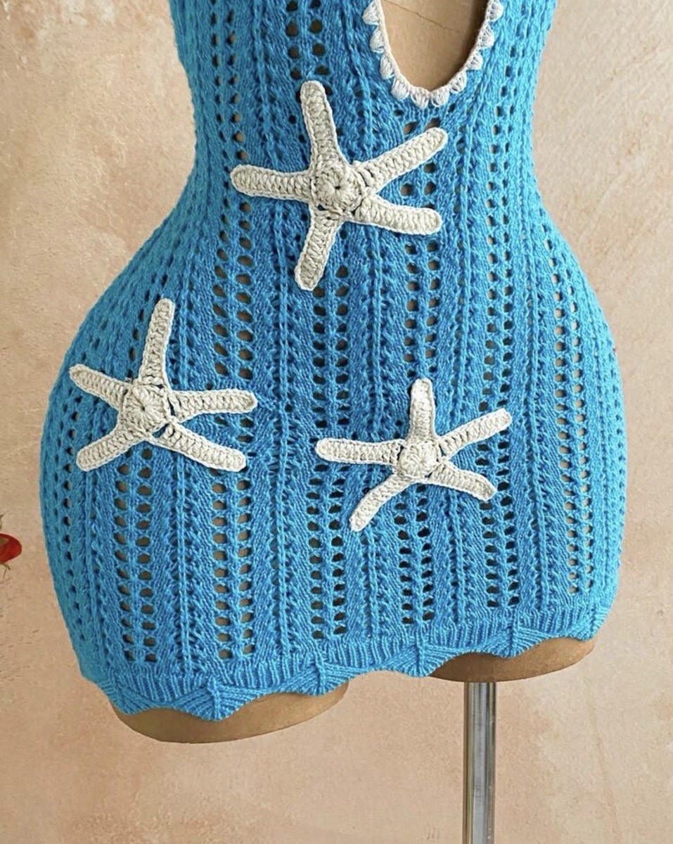 starfish crochet dress The Rowan Dress, Seastar Crochet / L