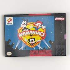 Animaniacs (Super Nintendo SNES, 1994) CIB Complete! Box + Manual!