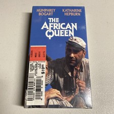 New VHS Tape - The African Queen - Humphrey Bogart Katharine Hepburn  1951 Color