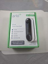 Arlo Wired HD Video Doorbell AVD1001, Brand New/ Sealed