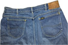 Vintage Men  s Lee Rider Cutoff Jean Shorts 8 1/2 Inseam