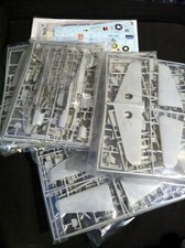 ERTL AMT AMTECH 1/48 484602 Curtiss P-40E Warhawk Kittyhawk Model & Decals Lot