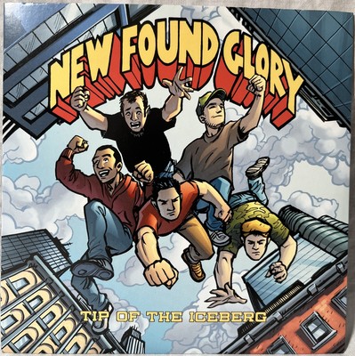 NEW FOUND GLORY tip of the iceberg Ep 7'' Vinyl Record w/ Gorilla Biscuits cover