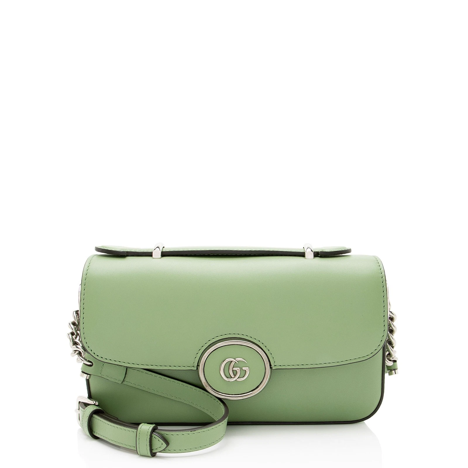 Mini sac à bandoulière Gucci en veau Petite GG