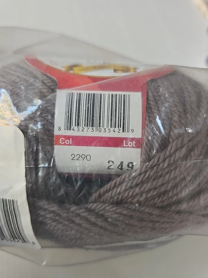 Lot of 10 Plymouth Yarn BABY Alpaca D.K. Luxury Color TAUPE 2290 50g / 70yd - Image 3 of 4