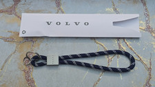 1x Volvo Schl&uuml;sselanh&auml;nger Lanyard Nautik Design Blau Wei&szlig; Kordel Volvo Logo NEU