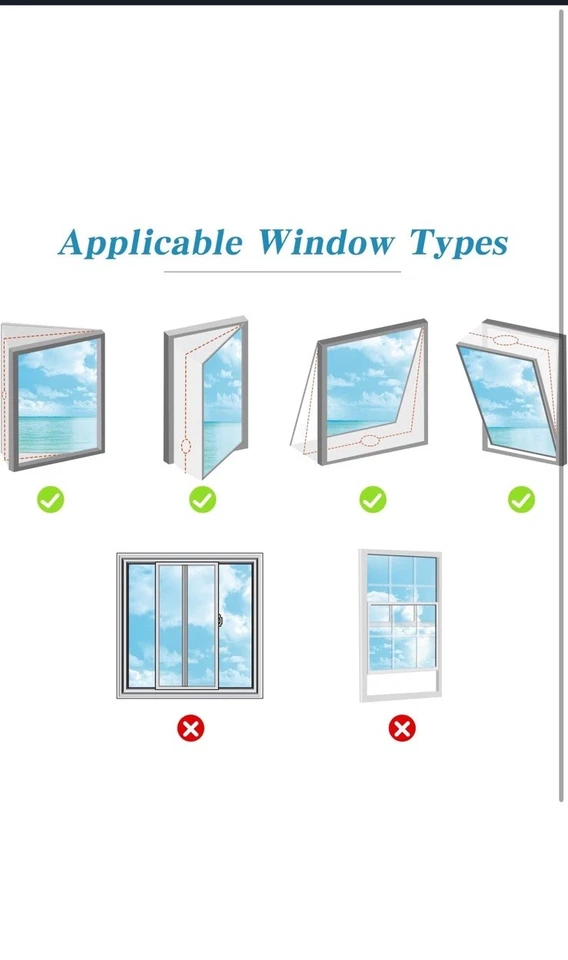 Window Seal Kit for AC Air Conditioner Tumble Dryer Washer Dryer Portable - Image 4 of 4
