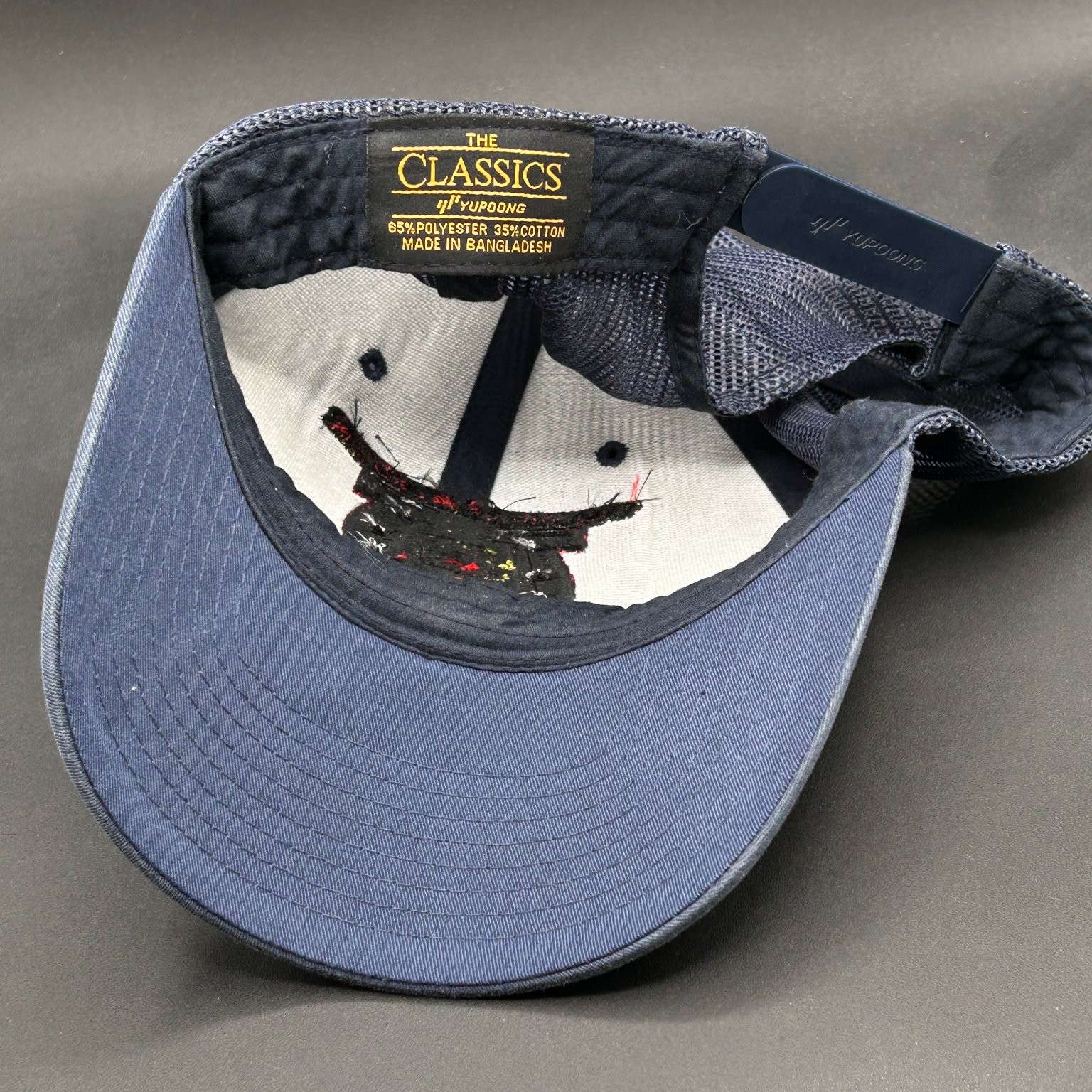 Yupoong The Classics Tower Ladder 13 FDNY Mesh Back Snapback Hat Navy Blue