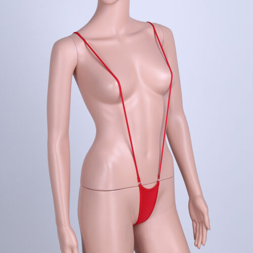 Damen Micro Bikini Set Cutout Bikinioberteil G-String Zweiteiliger Badeanzug - Bild 590 von 629