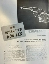 1955 Colt Hog Leg Revolver illustrated