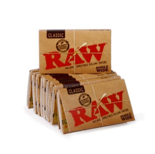 Kurzblätter zum Rollen RAW REGULAR X25 100er Hefte ohne Zusätze - Bild 2 von 2